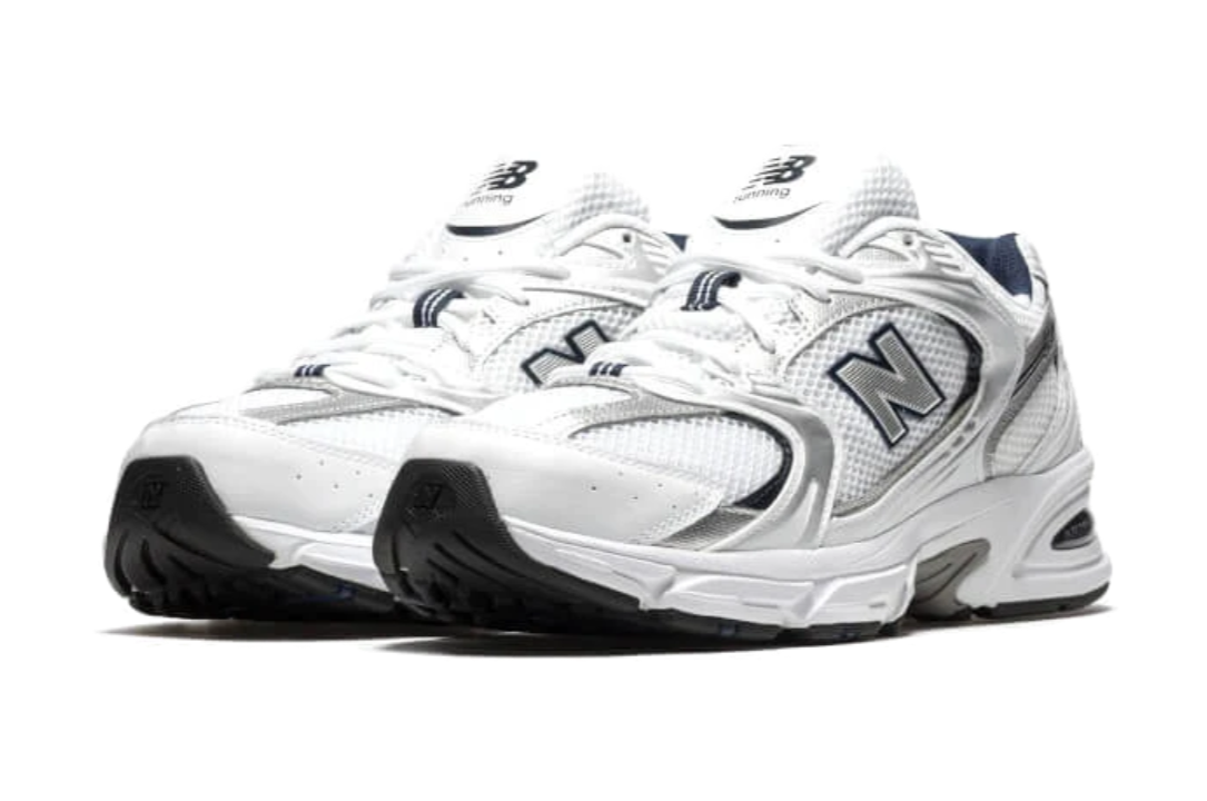New Balance 530 сріблястий темно-синій