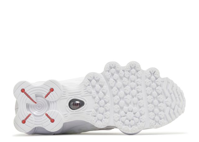 Nike Shox TL White Metallic Silver Max Orange