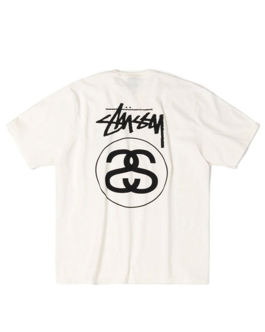 Stussy Stock Link Tee Pigment Dyed White